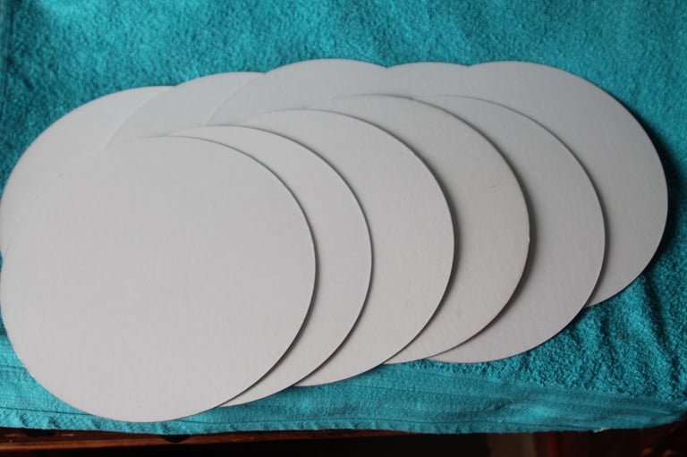 image for Bakers! Round White Cardboard Cake Bases & Boxes & Portioner