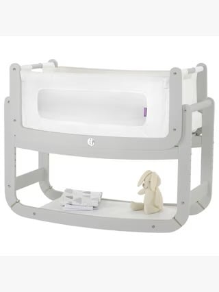 Grey baby cot Snuzpod