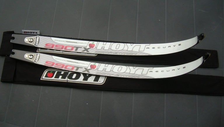 image for Hoyt 990TX 40lb Recurve Carbon X-Foam Medium Limbs With Covers