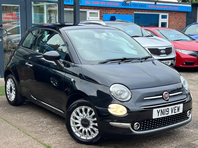 2019 Fiat 500 1.2 Lounge Hatchback 3dr Petrol Manual Euro 6 (s/s) (69 bhp) HATCHBACK Petrol Manual