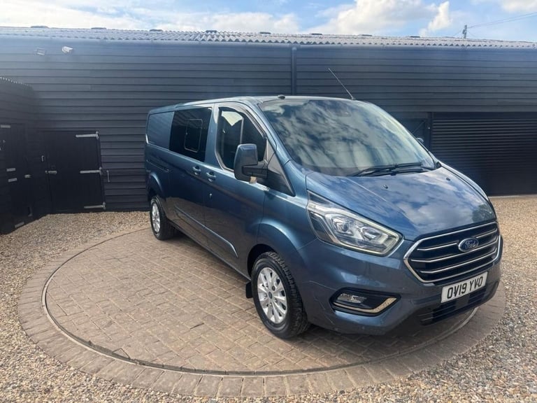 2019 Ford Transit Custom 2.0 300 EcoBlue Limited Crew Van Double Cab 5dr Diesel Auto L2 H1 Euro 6...