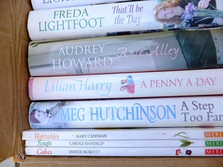 3 boxes Assorted books    [total 62 books]