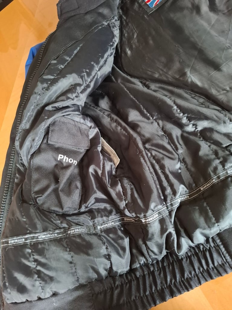 Mens textile motorbike jacket 44/XL