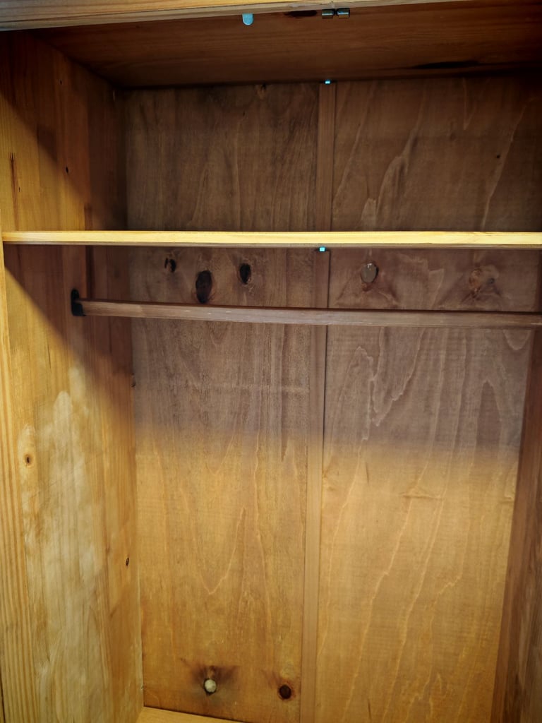 Pine wardrobe 