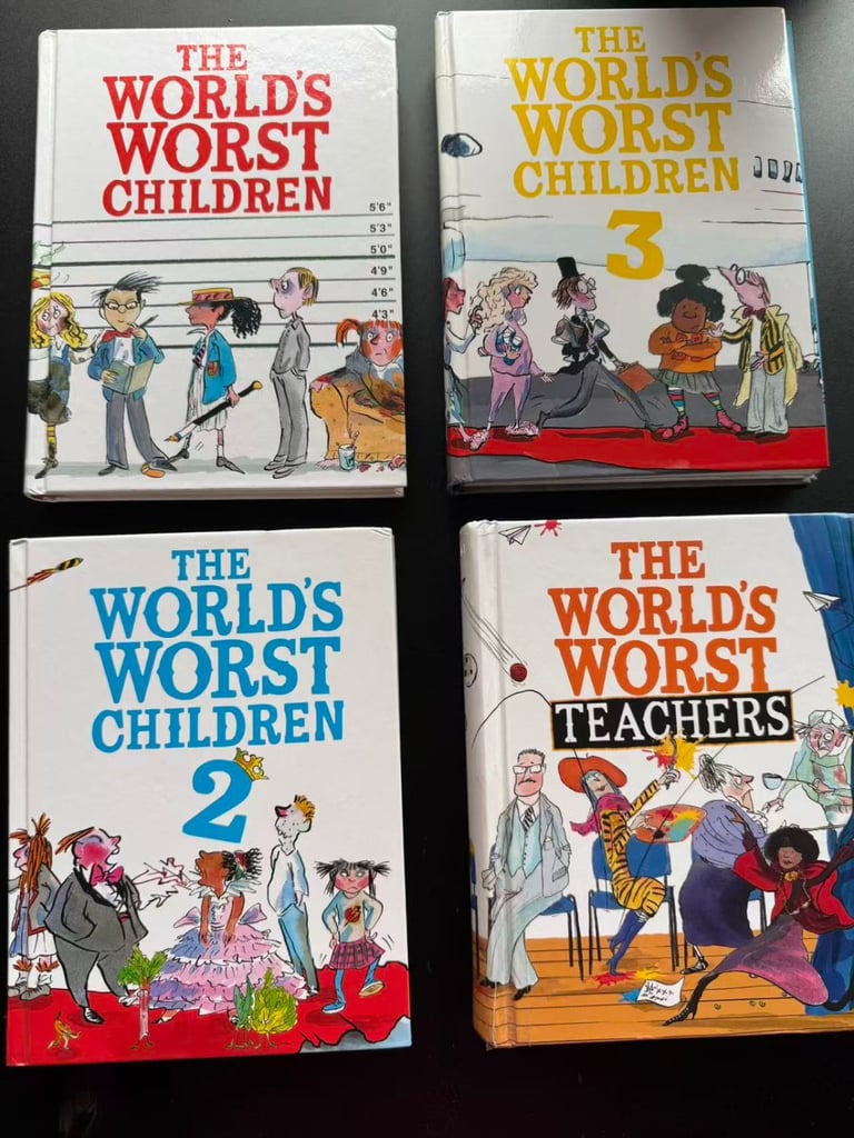 image for The World’s Worst Children Collection - 4 Books by David Walliams (Hardback)