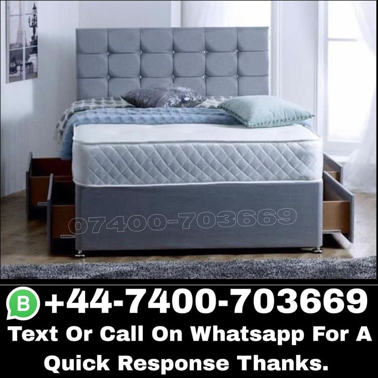 image for Divan Beds With Comfy Mattress Available On Sale 