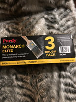 PURDY MONARCH ELITE PAINTBRUSHES x3 BRAND NEW