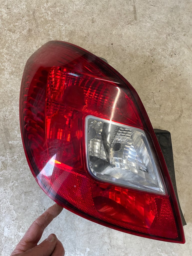 Vauxhall Corsa D rear passenger side tail light 