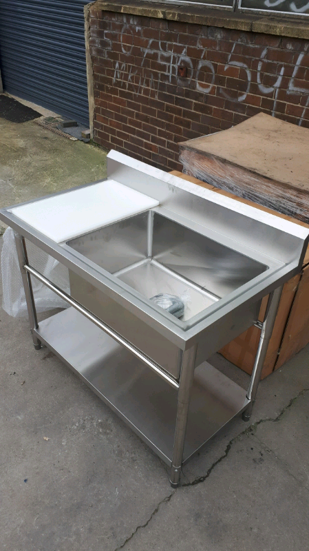 Commercial sink 4ft takeaway restaurant catering equipment new 