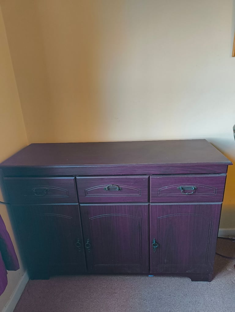 Display cabinet and matching side board cherry oak