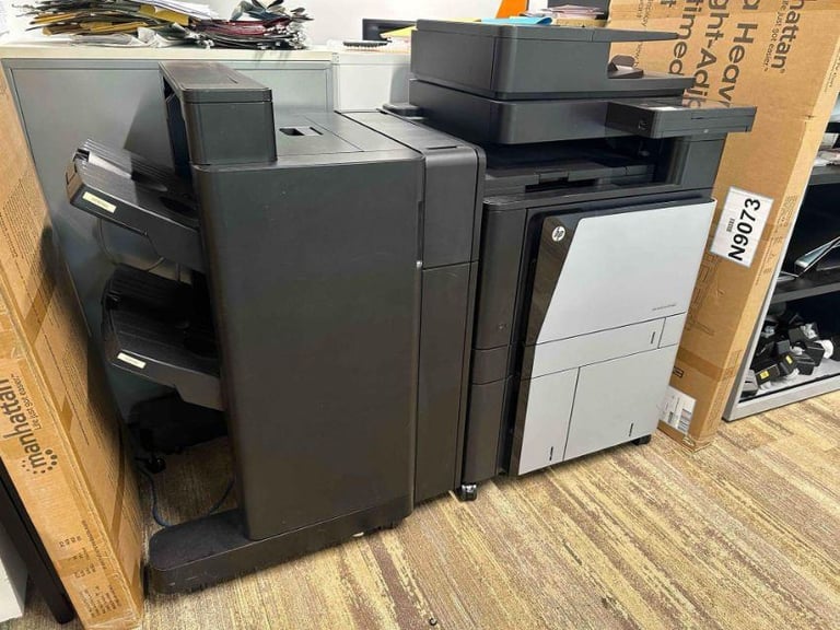 image for FREE!! HP A2W76A LaserJet Enterprise Printer and HP A2W82A LaserJet Enterprise Stacker Finisher