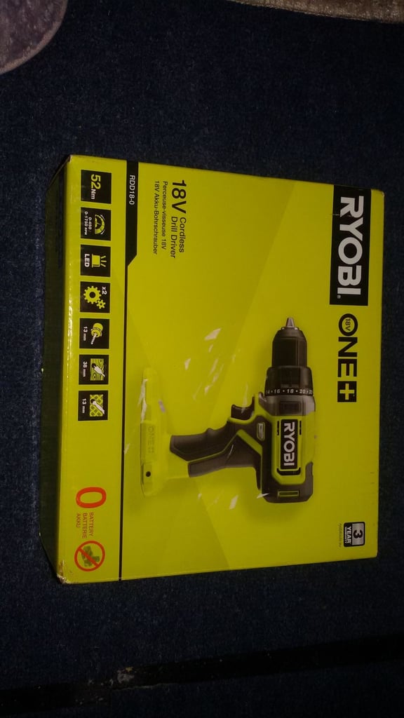 Ryobi ONE+ (RDD18-0) - 18V Cordless Drill Driver (Body Only)