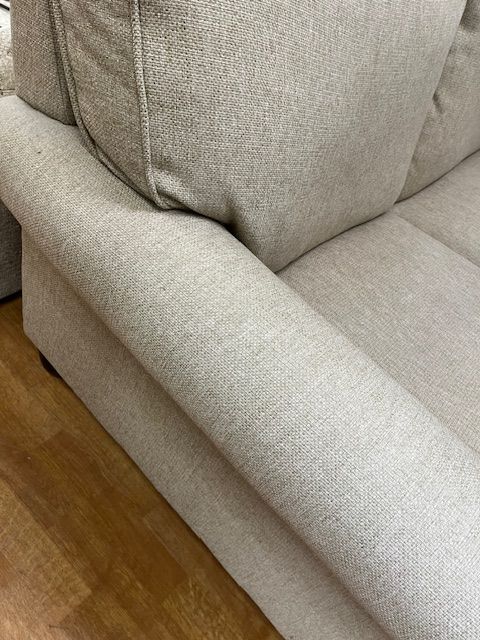 Laura Ashley Beige Fabric Weave Contemporary Style Sofa Bed 
