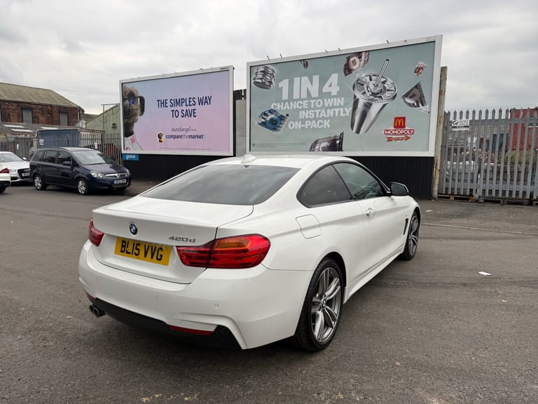 2015 BMW 4 Series 420d [190] M Sport 2dr Auto [Professional Media] COUPE Diesel Automatic