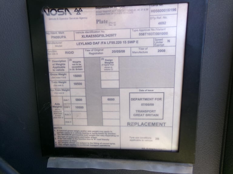 2008 (08) LEYLAND DAF LF55.220 DUAL SWEEPER. JOHNSTON BODY. JET WASH. EX COUNCIL