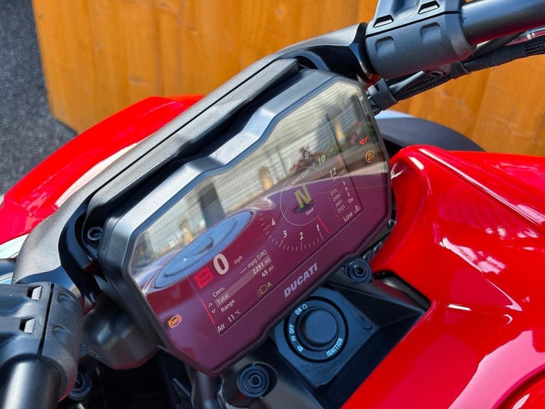 2025 Ducati Diavel V4 with full akro exhaust system