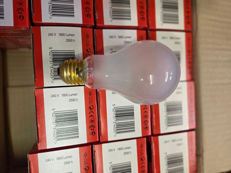 CLASSIC TUNGSTEN LIGHT BULBS - (Box of 18)