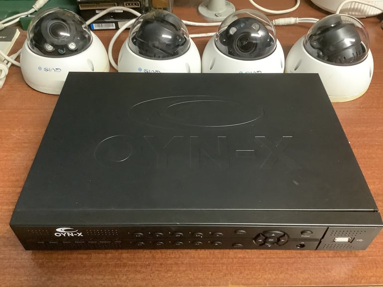 OYN-X CCTV system with 4 3mp IP Cameras