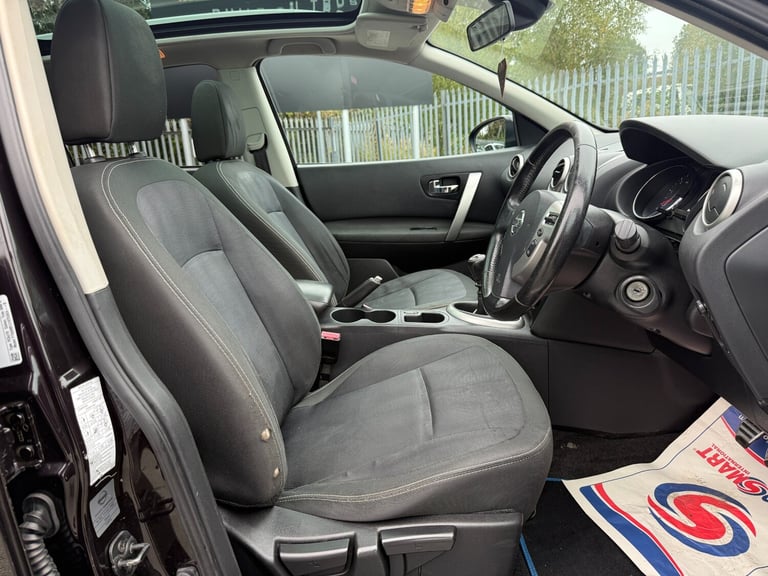 2010 NISSAN QASHQAI N-TEC DCI SUV BLACK DIESEL