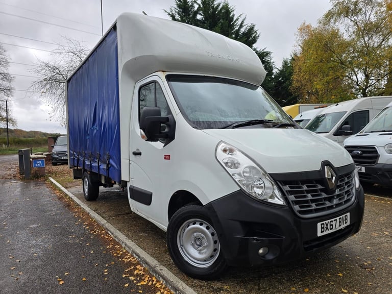 2017 Renault Master 2.3 DCI 145 LUTON CURTAIN SIDE TAIL LIFT CHASSIS CAB Diesel Manual