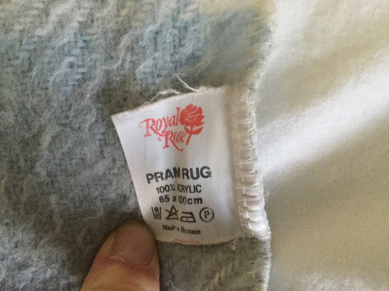 MOTHERCARE FRINGED VINTAGE BABY BLANKETS 