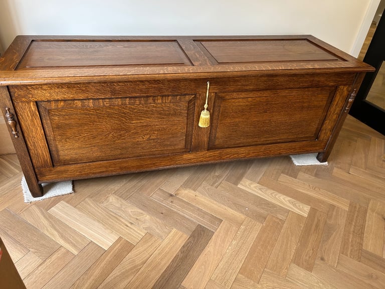 image for Antique oak coffer /blanket box 