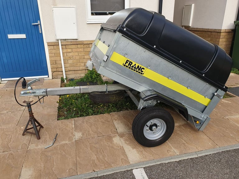 Franc 4x3 trailer with ABS hard top 