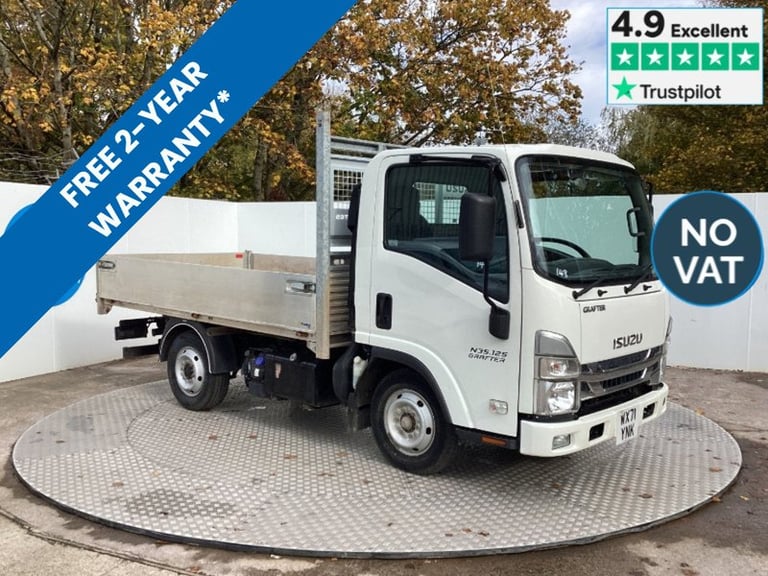 2021 Isuzu Grafter D N35 SWB Tipper Euro 6 L10FT 4 **NO VAT** Tipper Diesel Manual