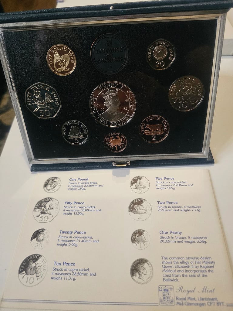 Royal Mint UK 1989 Proof Coin Set Collection Highly Original