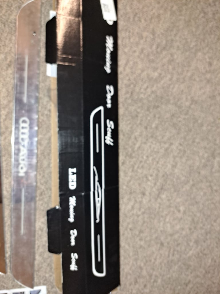 Set of led door scuff sills 