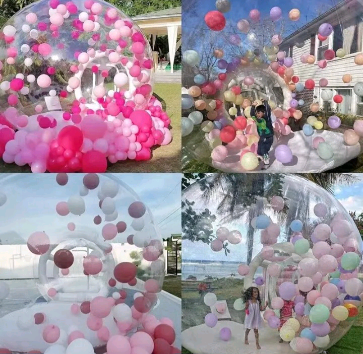 Bubble dome bouncy castle Popcorn Candy Floss slush hotdog hire 