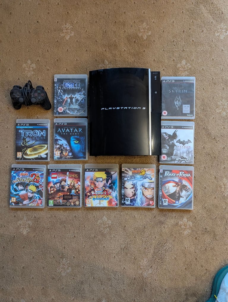 Sony PlayStation 3 (PS3) + 10 Games