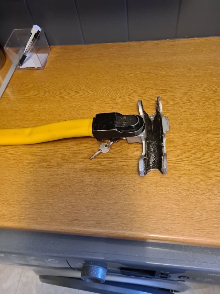 Car steering wheel security lock 