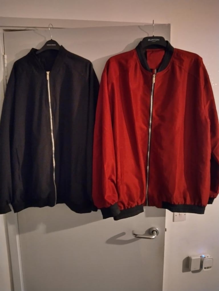 image for 2 brand new men dress or casual jackets pockets both sized 4xl