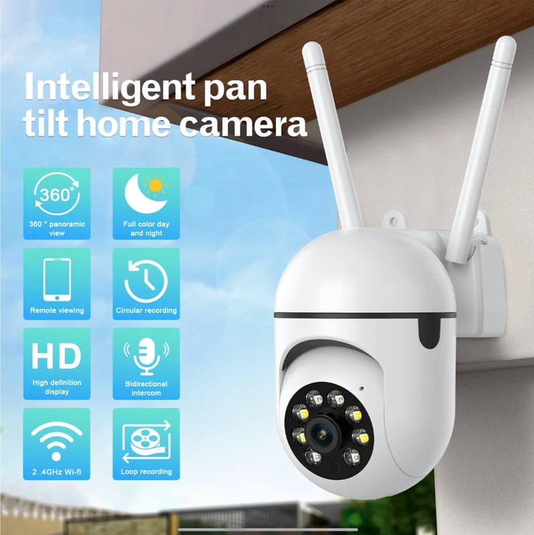 image for Brand New 1080P IP Camera Wireless WIFI CCTV HD PTZ Smart Home Security LED Lights App