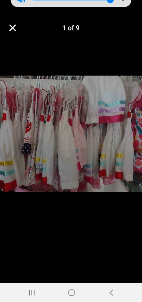 Baby girls bundle of 100 dresses