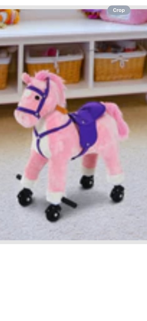 image for Children's Wheeled Walking Horse (Pink)