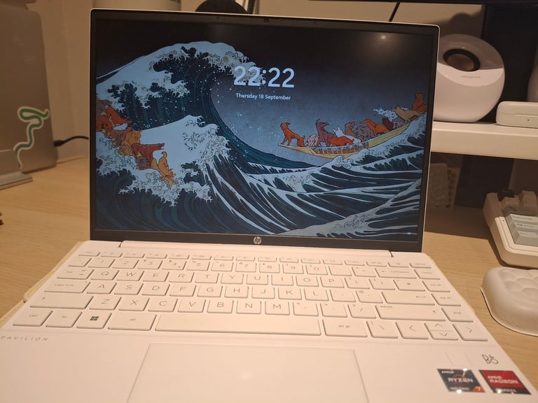 image for HP Pavilion Aero 13 Ryzen 7 5800U, 16GB RAM, 512GB SSD, White (BE0030NA)