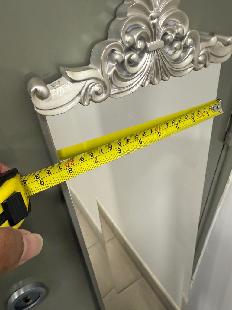 Brand new Dunelm slim tall mirror frame