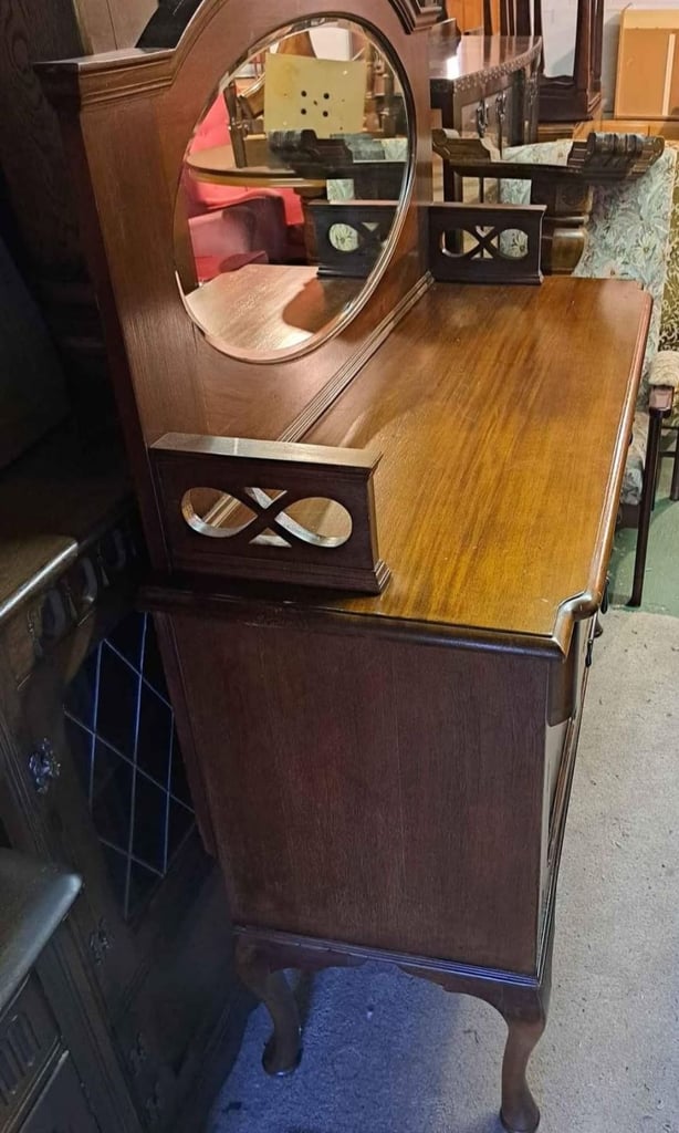 Antique Edwardian Mahogany Sideboard 
