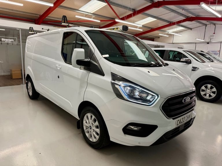 2022 22 FORD TRANSIT CUSTOM 2.0 300 ECOBLUE LIMITED L2 LWB EURO6 130 BHP * 37,24