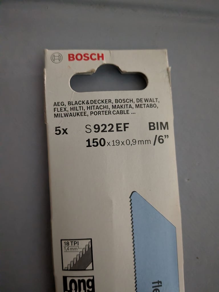 image for Reciprocating saw blades 