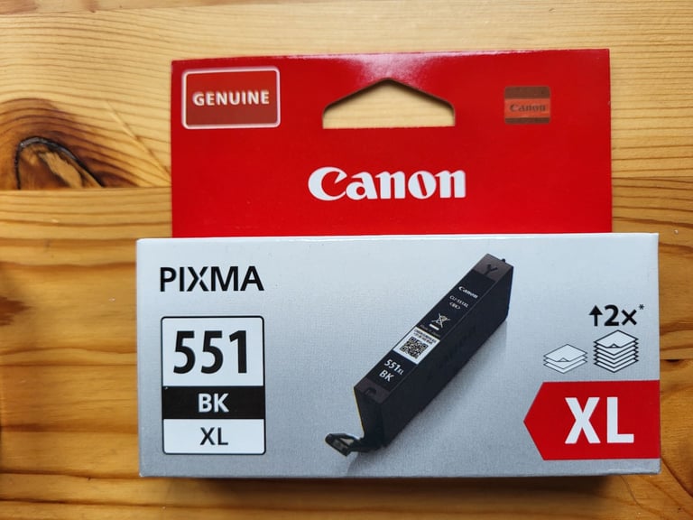 image for Genuine Canon 551/550 XL ink refills