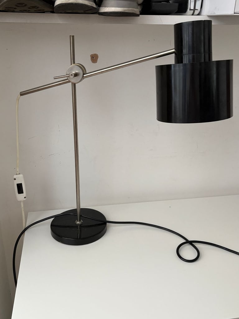 Industrial Adjustable Desk Lamp by Jan Suchan for Elektrosvit, 1960s