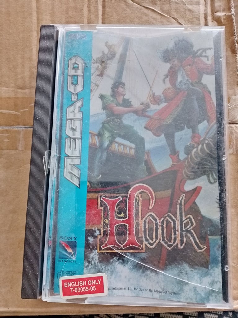 image for sega mega cd hook game 