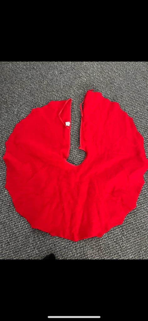 Christmas stockings new! Tree skirt, mould,garland advent calendar