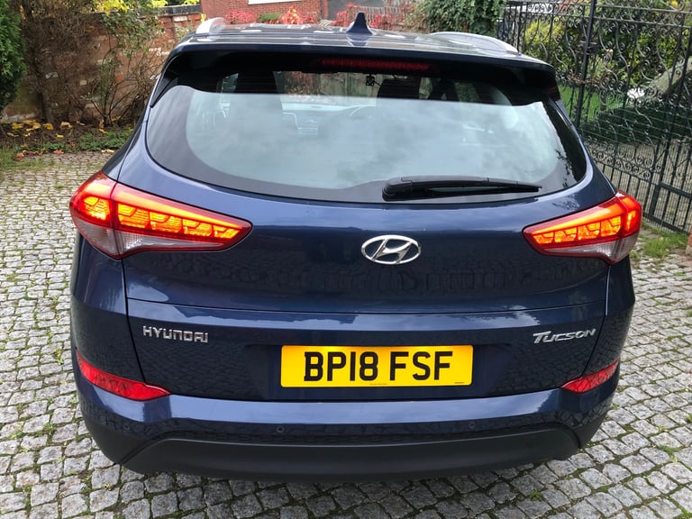 Hyundai TUCSON SE BLUE DRIVE SUV 2018 1 Owner Manual 1.6 Petrol Serviced 12 Months MOT