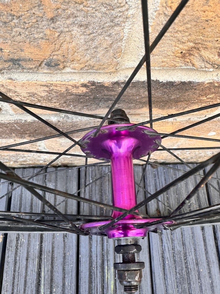 700c bicycle front wheel fixie track pista single speed hub rim brake race