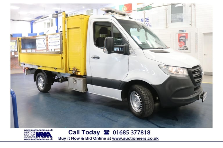 2019 - 19 - MERCEDES SPRINTER 314 2.2CDI 143PS L2 MWB SINGLE CAB DROPSIDE EURO 6