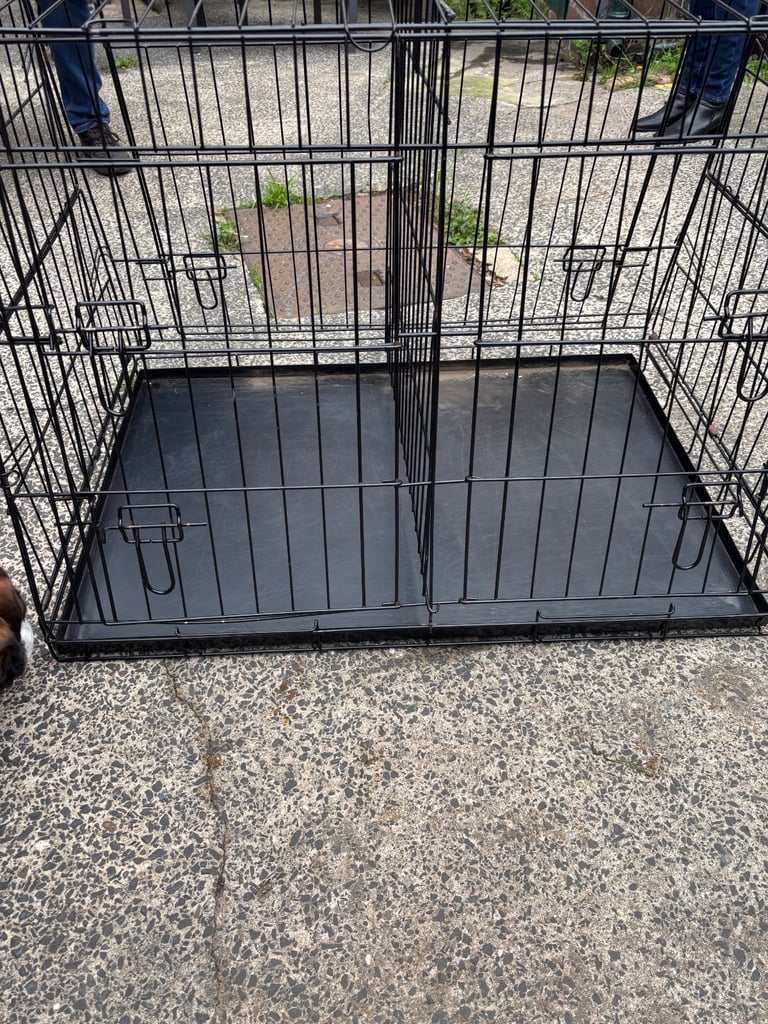 Large foldable dog cage